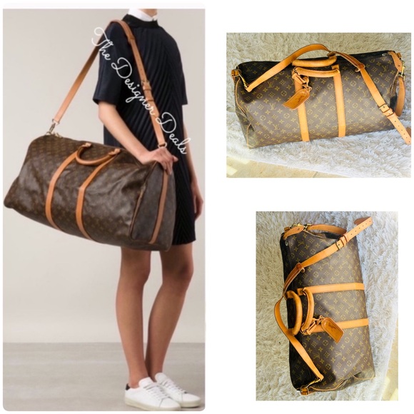🥰🔥Authentic Louis Vuitton Keepall Bandoulier 55 - Picture 1 of 16